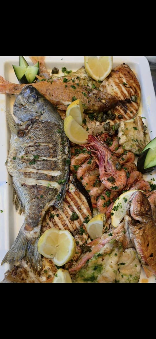 Poisson grillé du jour